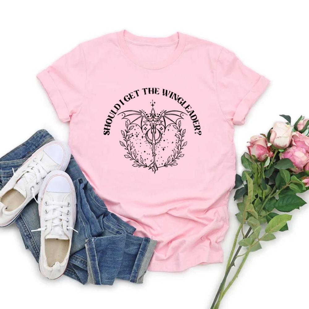 Dovrei Prendere La Maglietta Wingleader Regalo Per Amanti Dei Libri Maglietta Vintage Unisex Manica Corta Maglietta Xaden Riorson Fourth Wing Tee