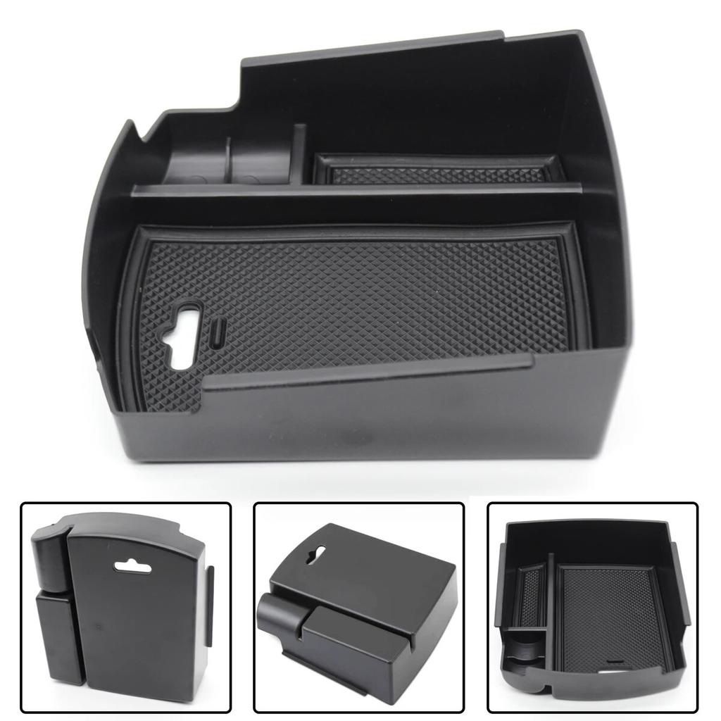 For Hyundai Kona 2018    Center Console Organizer Armrest Storage Box Phone Holder Tray Container Car Accessories