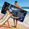 Name Custom Band Led-Zeppelin Print Beach Towel, Large Soft Quick Dry Towel for Beach Camping Swimming