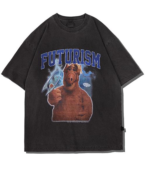 REBRENNER Alp Pigment Oversized Short Sleeve T-Shirt Charcoal