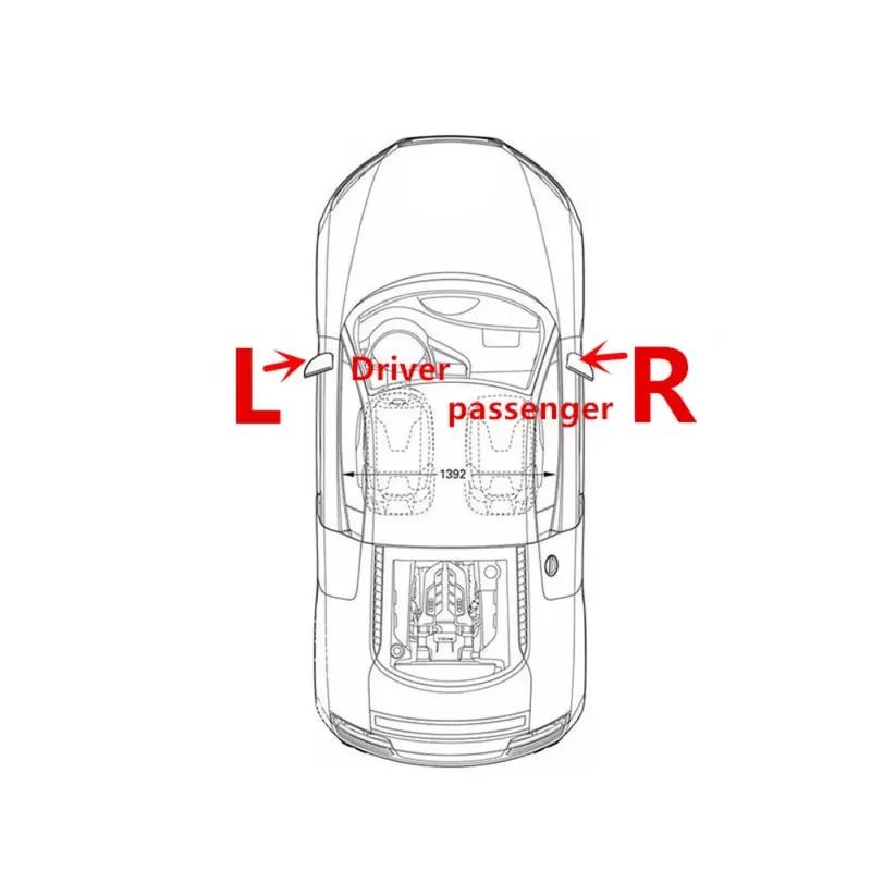 Front Windshield Corner Trim Wiper Cover Cowl Seal Deflector For Toyota Yaris 2015-2017 LE US Version 53867-52160 53866-52140