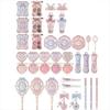 Flower Knows Garden Collection Lip Cream Blusher Air Cushion CC Cream Liquid Foundation Fruity Perfume Makeup Gift Box 10pcs