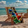 Ninja Fashion Beach Towel: Ideal for Summer Adventures Soft, absorbent and quick drying suitable for swimming and bathing