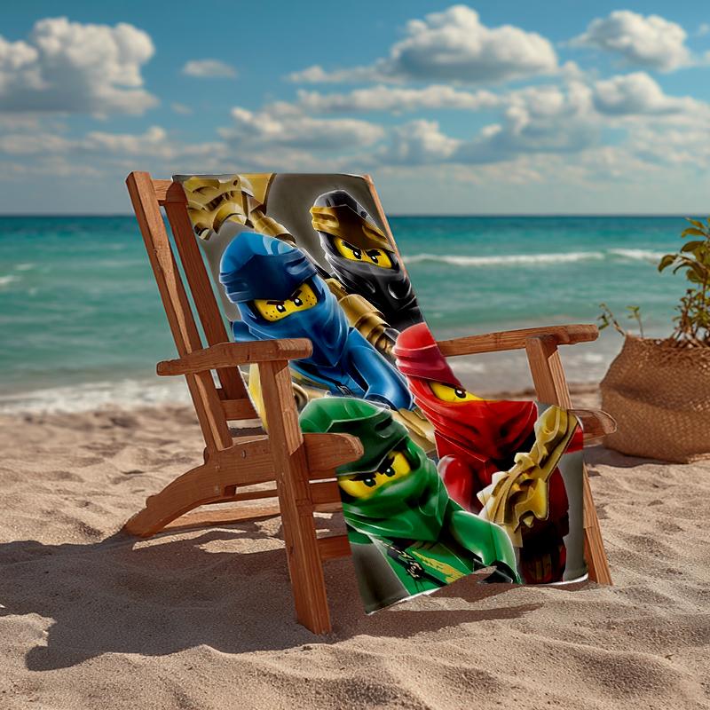 Ninja Fashion Beach Towel: Ideal for Summer Adventures Soft, absorbent and quick drying suitable for swimming and bathing