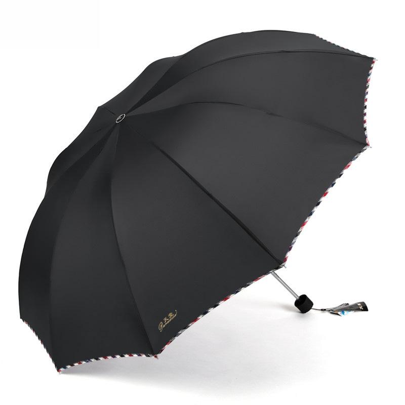 Large Folding Umbrella for Two or Three People with Sun Protection and Anti-UV Features