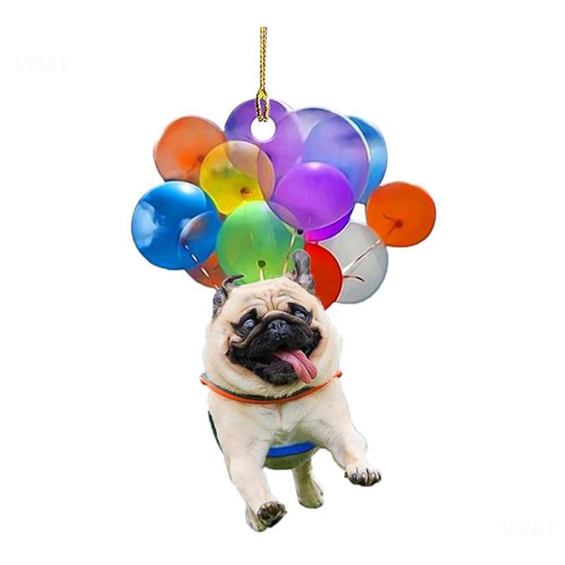 Pendant Playful And Lively Lovely Design Unique Car Accessories Bright Colors Striking Decoration Car Suspension Trim Puppy