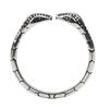 Stainless Steel Snake-Shaped Penis Cock Ring Delayed Ejaculation Erection Ring Semen Locking Rings Glans Massage Sex Toy for Men