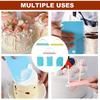 6 Pack Cake Arch Guide Tool with Cake Scrapers, Cake Decorating Tools with Arch Ruler for Swag Marking, Baking Supplies for Beginners and Cake