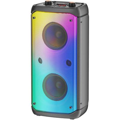 Bluetooth Speaker, 80W Peak Outdoor Speakers Bluetooth Wireless, TWS Portable Party Speakers with Subwoofer, Deep Bass, LED Colorful Lights