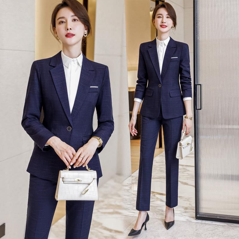 

Women s Professional Autumn Suit Set: Office & Sales Formal Wear L