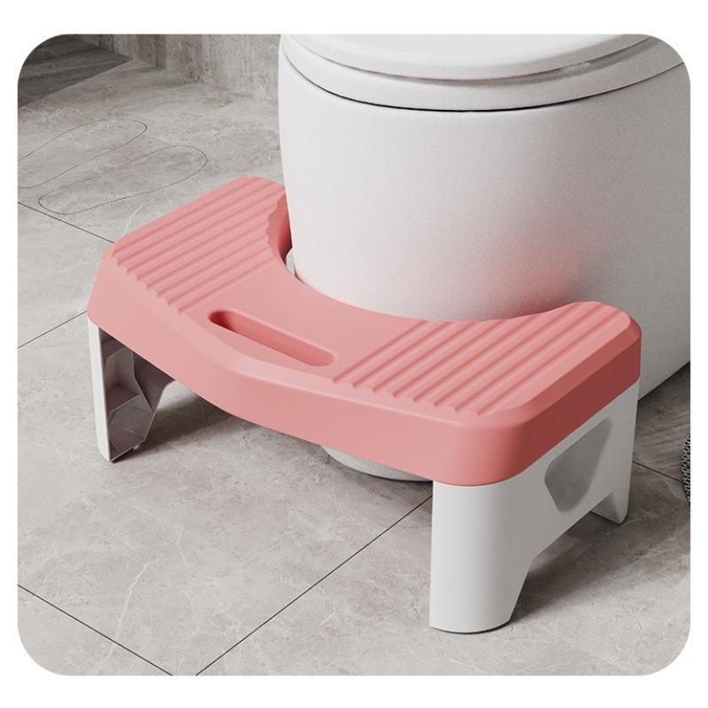Toilet Step Stool for Bathroom Comfort Sturdy Non-Slip Potty Aid for Adults Kids Pregnant Women