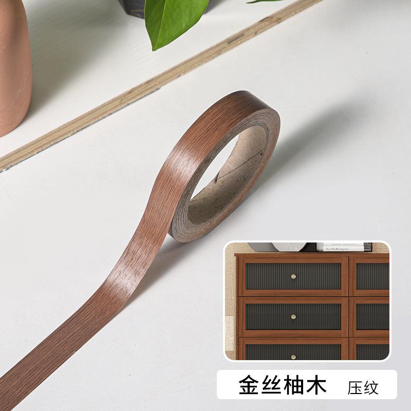 Wood Grain Tape, Wood Color Border Decoration Strip, Cabinet Furniture, Wooden Board Edge Banding Strip, Floor Gap Sticker
