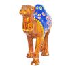 Handgefertigtes Pappmaché-Kamel-Schaustück zur Heimdekoration (Set aus 3, Golden)