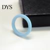 10Pcs Women Fashion Silicone Wedding Band Ring Jewelry Solid Color Party Gift