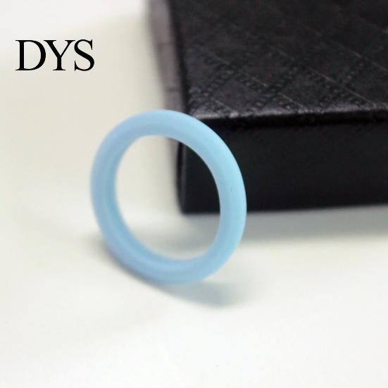 10Pcs Women Fashion Silicone Wedding Band Ring Jewelry Solid Color Party Gift