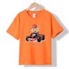 XH14 MINISO 2026 Summer New Printed Cotton Round Neck T-shirt for Children Aged 1-16, Boys and Girls