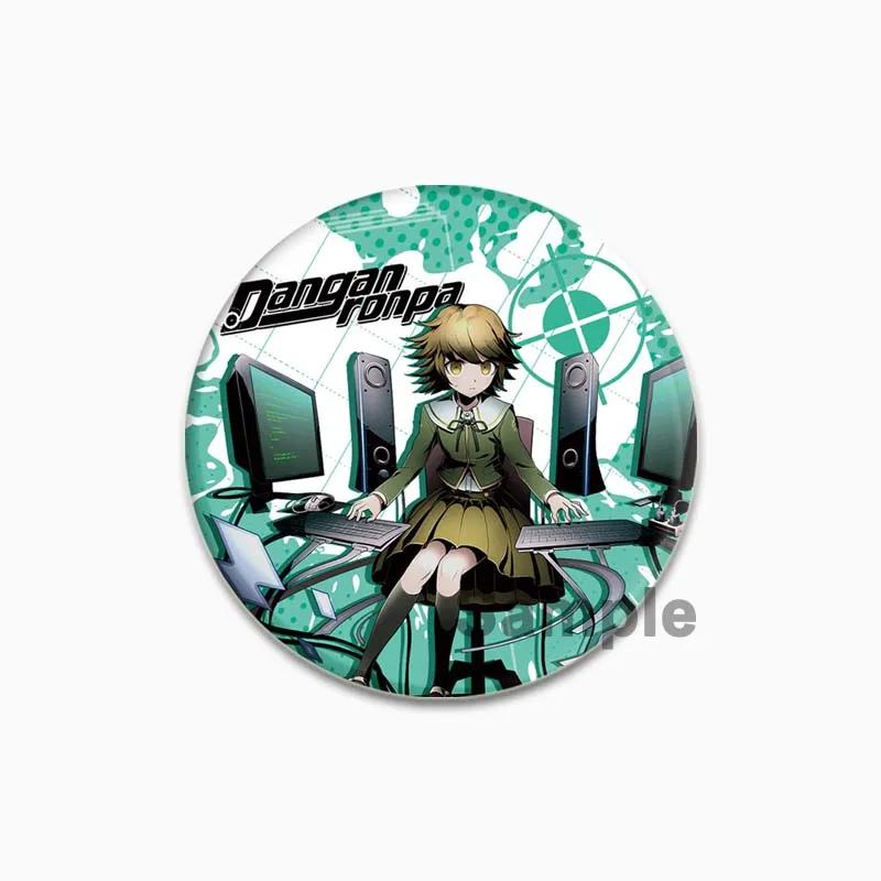 

32/44/58 мм Броши для приключенческой игры Naegi Makoto Naegi Komaru Monokuma Kaede Akamatsu Значок для косплея на одежду, рюкзак, ювелирные изделия, аксессуары 32mm(1.26in)