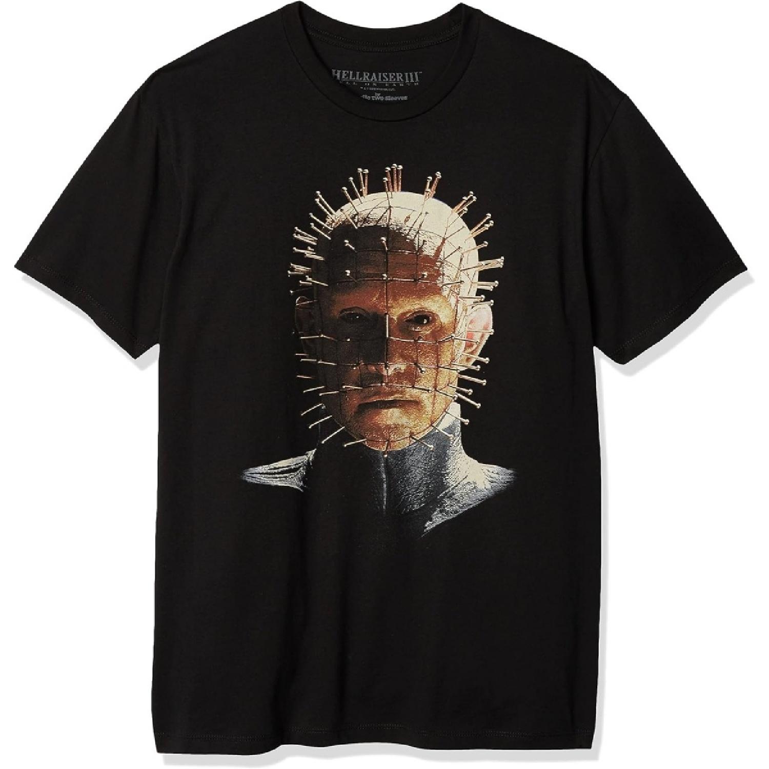 Мужская футболка HellRaiser, фильм «Восставший из ада», персонаж Пинхед, черная, размер L S