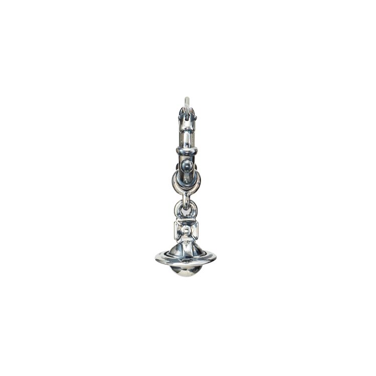Vivienne Westwood Paulianna Planet Pendant Brass Earrings Unisex Earrings Silver 505687255000 Box