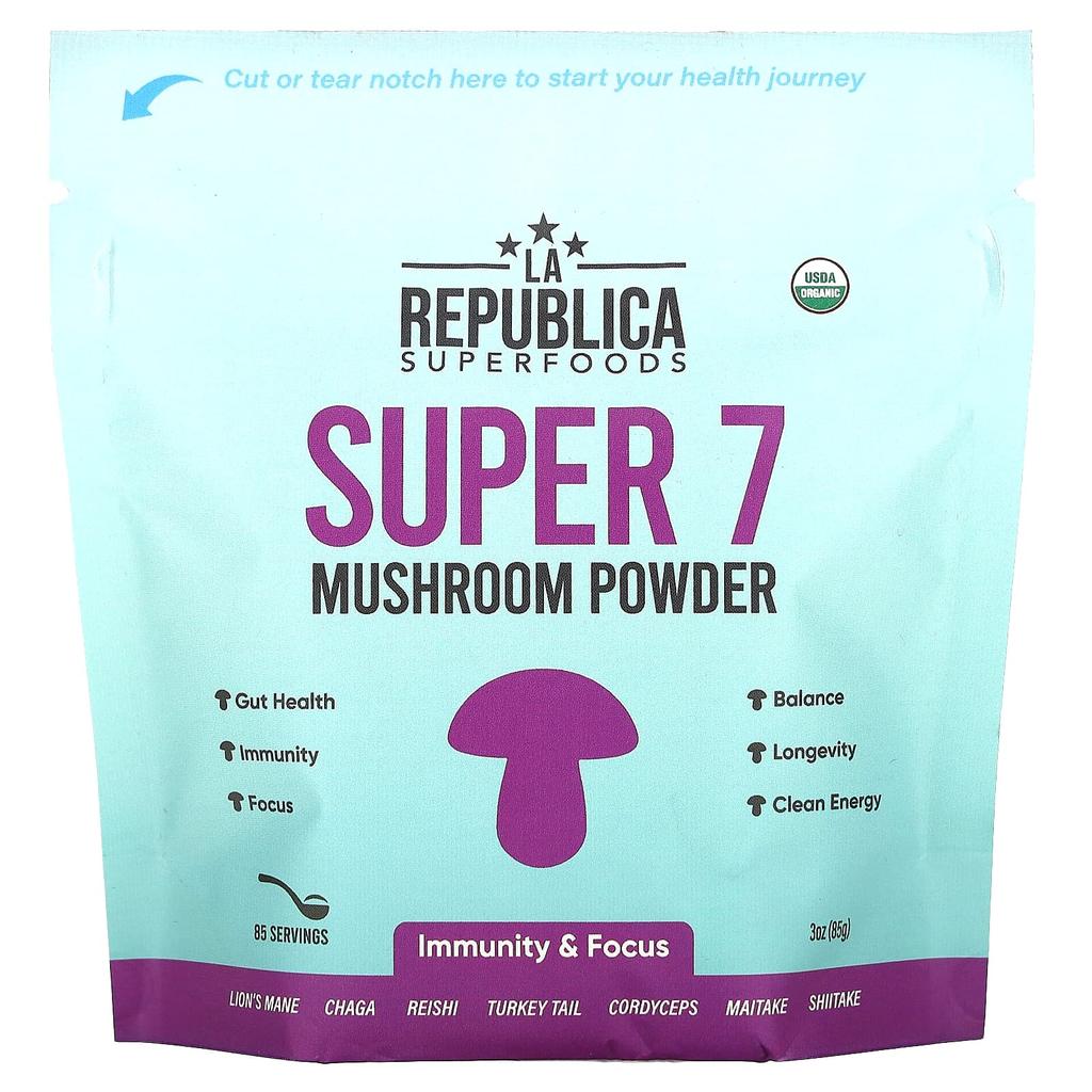 Super 7 Mushroom Powder, 85G(3Oz)
