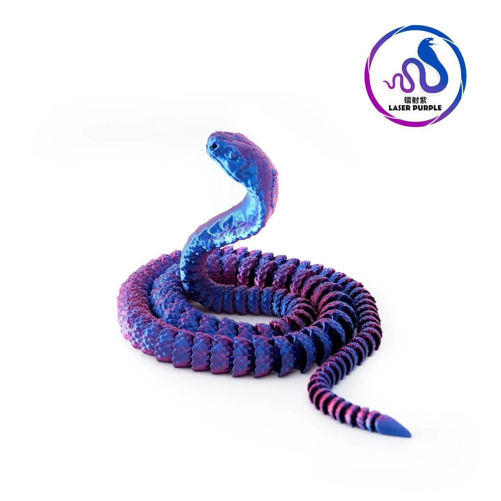 25cm 3D Printed Snake 3D Printed Figure Desk Accessories Toy for Kid 3D Printed Dragon Room Desktop Ornament Office Accessories