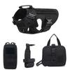 Zhongyi dog suit set, outdoor dog vest, multi-functional water cup cover, medical bag ins wind