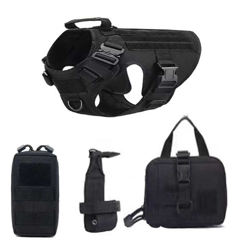 Zhongyi dog suit set, outdoor dog vest, multi-functional water cup cover, medical bag ins wind