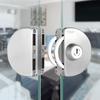 3 Keys Glass Display Cabinet Locks 13-18mm Room Door Locks Convenient Office Glass Door Lock  Home