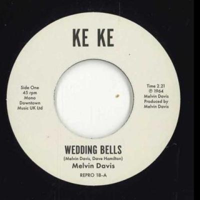 7inch Record MELVIN DAVIS - Wedding Bells / It's No News REPRO18 Repro UK 2024 Jamaica Soul/Funk