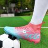 Football Boots Are Lace-up High Elastic Socks Training Artificial Grassland Outdoor Sports Training Football Shoes