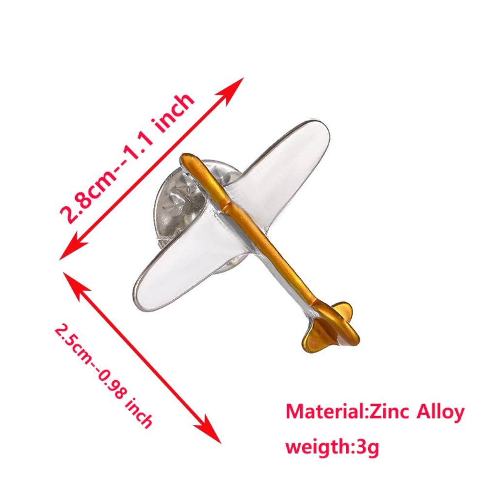 

Enamel Oil-drip Airplane Brooch Pins For Women Men Shirt Lapel Pins Luxurious Badge Clothing Backpack Accessories Gifts