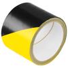 Yellow and Black Warning Foil 75mmx100m Vorstahl
