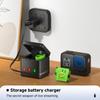 PALO 1800mAh Battery For GoPro Hero 8 7 6 5 Li-ion Battery Pack Motion Camera Battery Storage for GoPro Hero8 Rechargeable Batteries