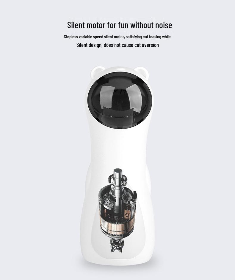 Puntero Láser Rojo Automático para Gatos - Juguete de Auto-Juego para Aliviar el Aburrimiento para Gatitos