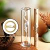 Inverted Glass & Metal Incense Burner – Ash-Proof Aromatherapy Holder for Home Decoration
