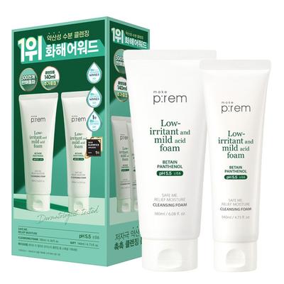 Make Prem Safe Me Relief Moisture Cleansing Foam 180 ml + 140 ml set speciale, 1 set