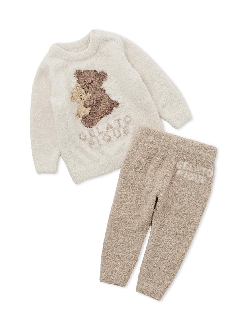 

Gelato Pique Baby Animal Pullover Long Pants Set & (PBNT245447 BRW)