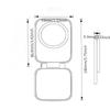 Supporto Magnetico per Telefono da Auto Supporto Magnetico Biadesivo per Auto Supporto per Telefono Regolabile Ultra-sottile Accessorio Universale per Auto