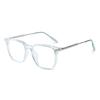Anti Blue Light Glasses Men Business Square Myopia Prescription Eyeglasses for Women Large Frame Optical Eyewear