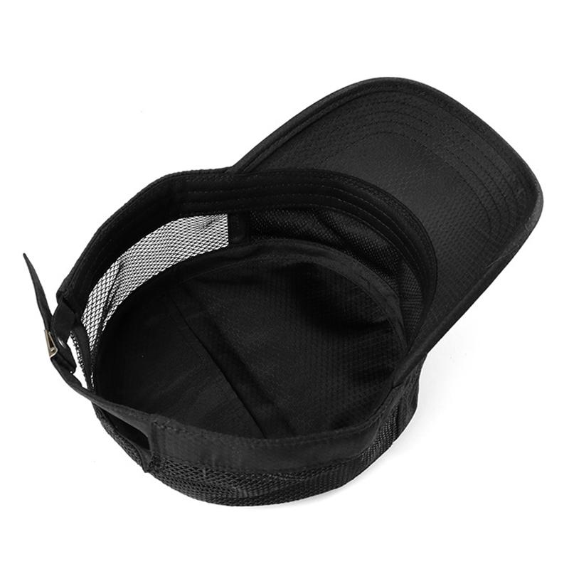Casquettes militaires à séchage rapide pour hommes, casquettes de baseball à dessus plat d'été pour femmes, casquette de soleil d'extérieur en maille respirante, casquette militaire
