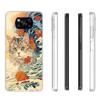 Anime Cat Sea Wave Aesthetic Phnoe Case for Xiaomi Poco X5 X6 X7 Pro X4 Gt F7 Ultra M8 M7 Redmi 15C 15 13C 13 12C 12 Unique Cove