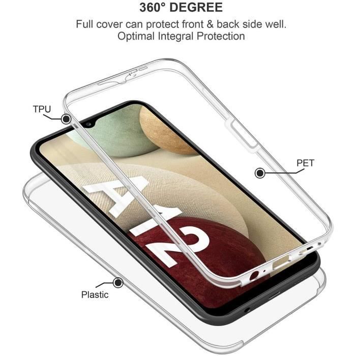 Coque de protection - PROSHOP - Samsung Galaxy A12 - Souple - Transparent - Ultrafin