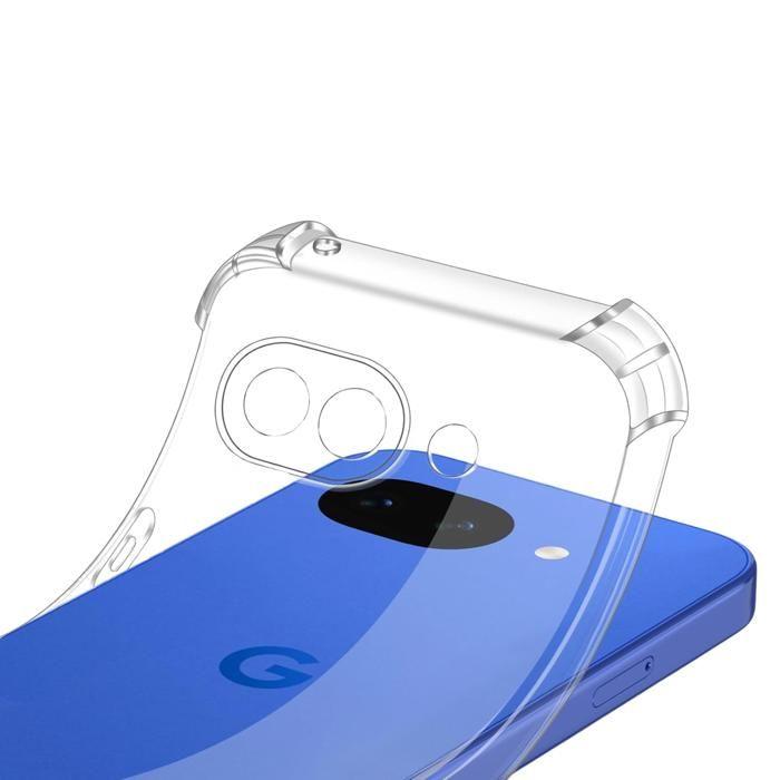 Shockproof Case for Google Pixel 10a and 2 Tempered Glass Screen Protector Film Phonillico®