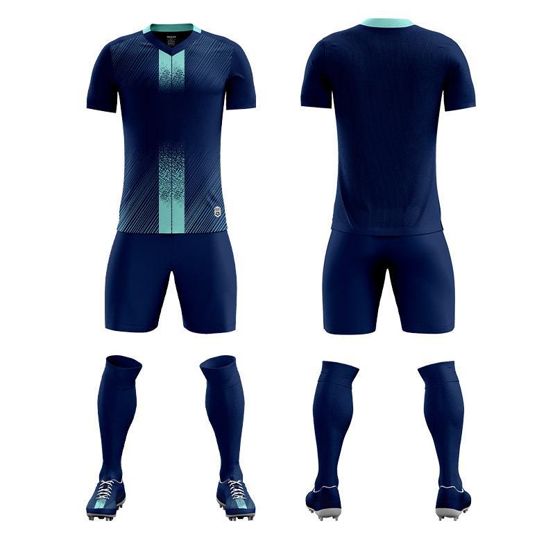Children'S Football Uniform Set, Male And Female Adult Sports Training Clothing, Short Sleeve Middle Football Uniform