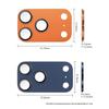 Matte Finish Camera Cover Guard Anti Fingerprint Drop Proof Film Design For Phone Shockproof Design Aluminum Alloy Frame