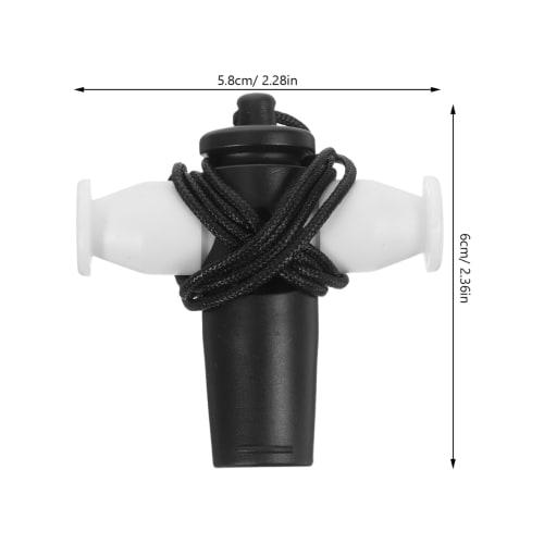 FUNOMOCYA Samba Whistle, Black, Adult, Professional Samba Whistle, Slide Whistle, Percussion Whistle, Black