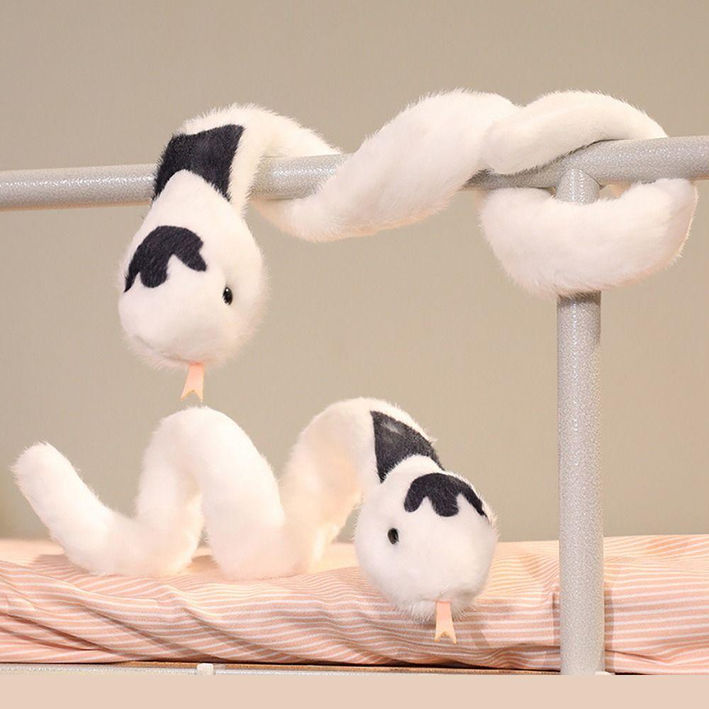 Plush Xiao CuBao Plush Toy Wrapable Stuffed Doll Kawaii Snake Decoration Doll