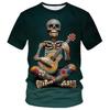 Mens 3D Printed Graphic Tee Streetwear Casual Short Sleeve Crew Neck T-Shirt Youth Fashion