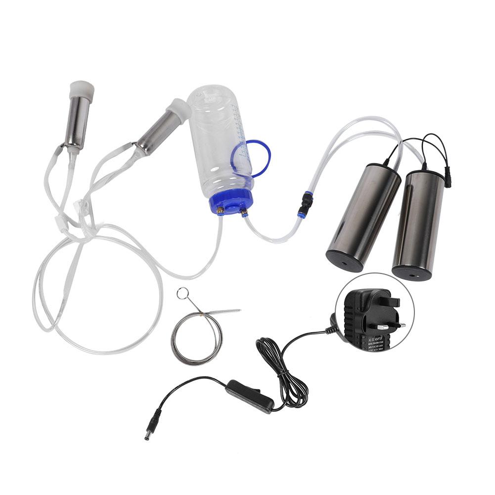

2L Goat Sheep Cow Milking Kit Portable Electric Milking Machine with 2 Pumps(for Cow )