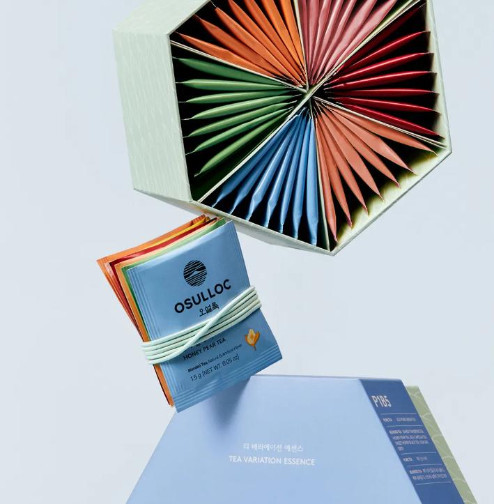Osulloc Tea Variation Essence – 6 Types 42 Bags Premium Korean Tea Collection